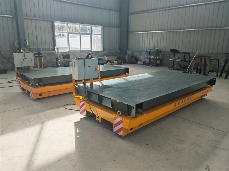 Тешки материјал 4 тона железнички монтирани кабловски бубањ Трансфер Тролли