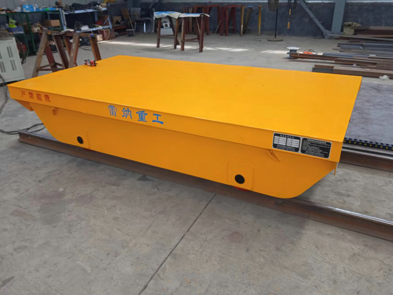 Електрична кабловска равна колица са железницом 10 тона