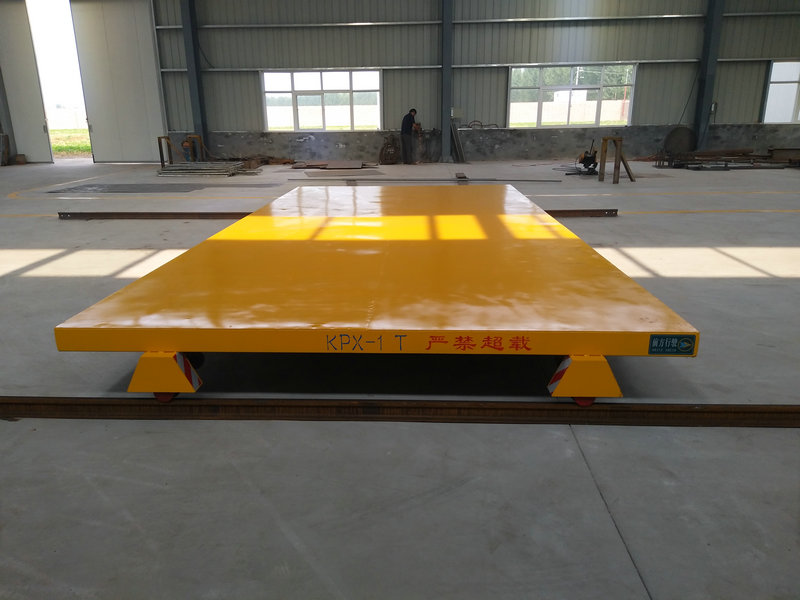 Индустријски превоз робе батерија погон електрична равна железничка колица