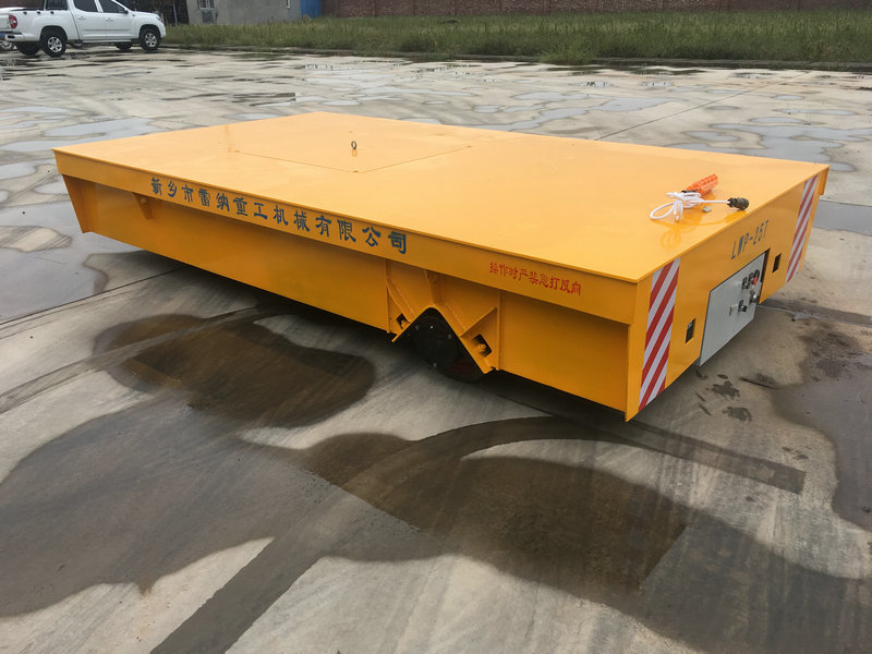 25 Тон Трацклесс Гумени Гумени Флатбед Трансфер Тролли