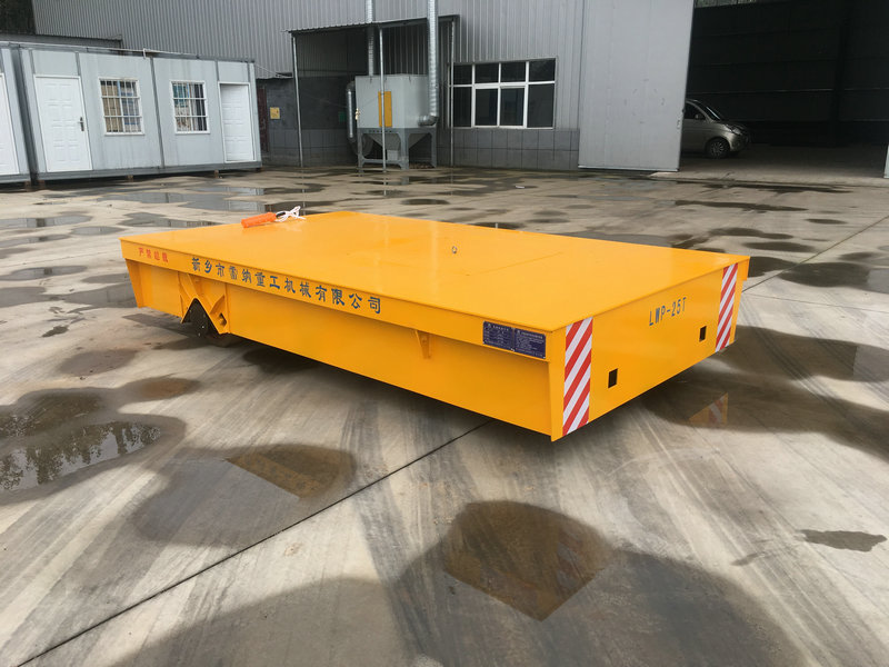 25 Тон Трацклесс Гумени Гумени Флатбед Трансфер Тролли